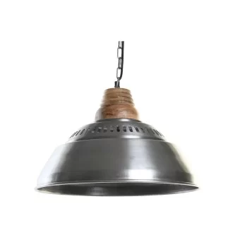 Ceiling Light DKD Home Decor Silver Brown Iron Mango wood...