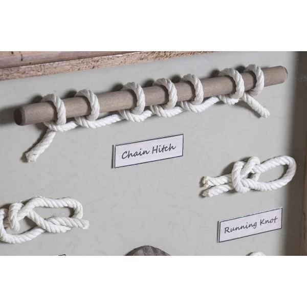 Painting DKD Home Decor 34 x 4 x 46 cm Knot Mediterranean (2 Units)