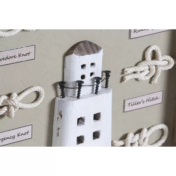 Painting DKD Home Decor 34 x 4 x 46 cm Knot Mediterranean (2 Units)