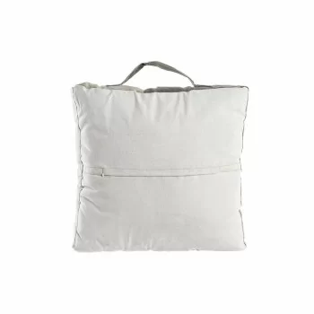 Cushion DKD Home Decor Floor Beige Brown Polyester Cotton... 2