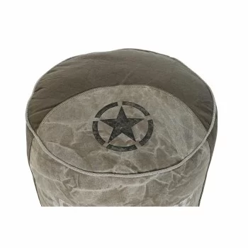 Cushion DKD Home Decor Floor Grey Polyester Cotton Star... 2