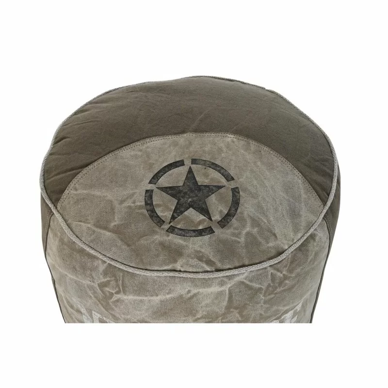 Cushion DKD Home Decor Floor Grey Polyester...