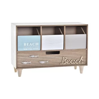 Jewelry box DKD Home Decor Wood Brown Turquoise 34 x 14 x...