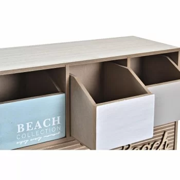 Jewelry box DKD Home Decor Wood Brown Turquoise 34 x 14 x... 2