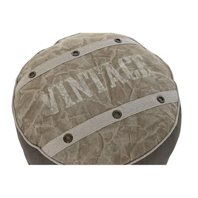 Cushion DKD Home Decor Floor Beige Polyester...