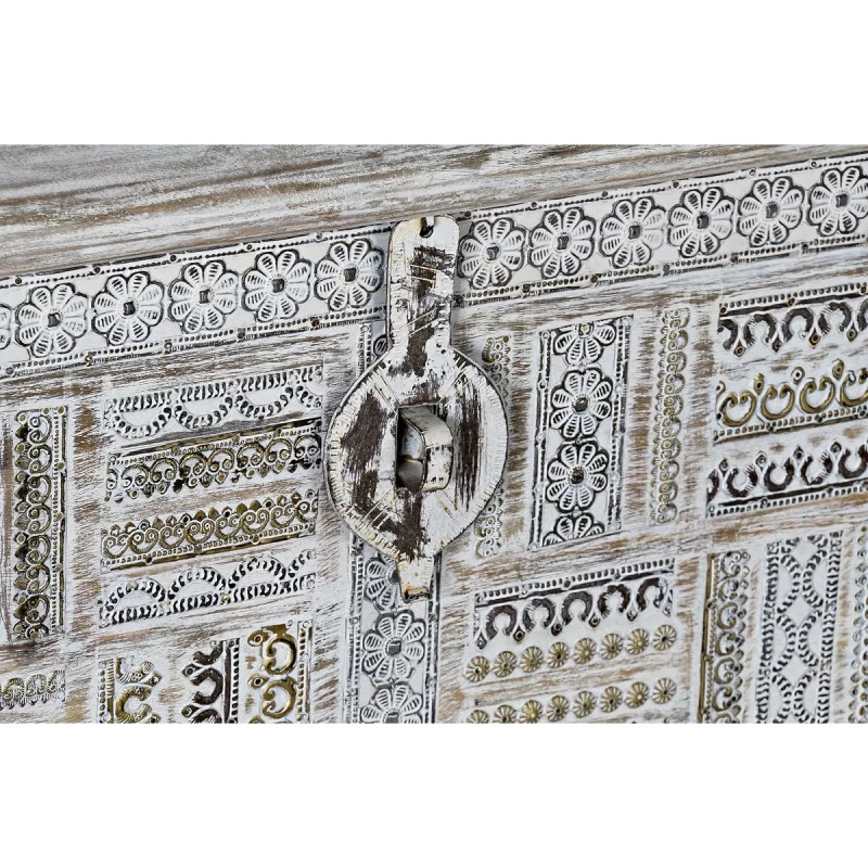 Chest DKD Home Decor Metal Mango wood (80 x 40...
