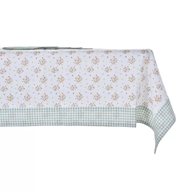 Table linen set DKD Home Decor Flowers Green...