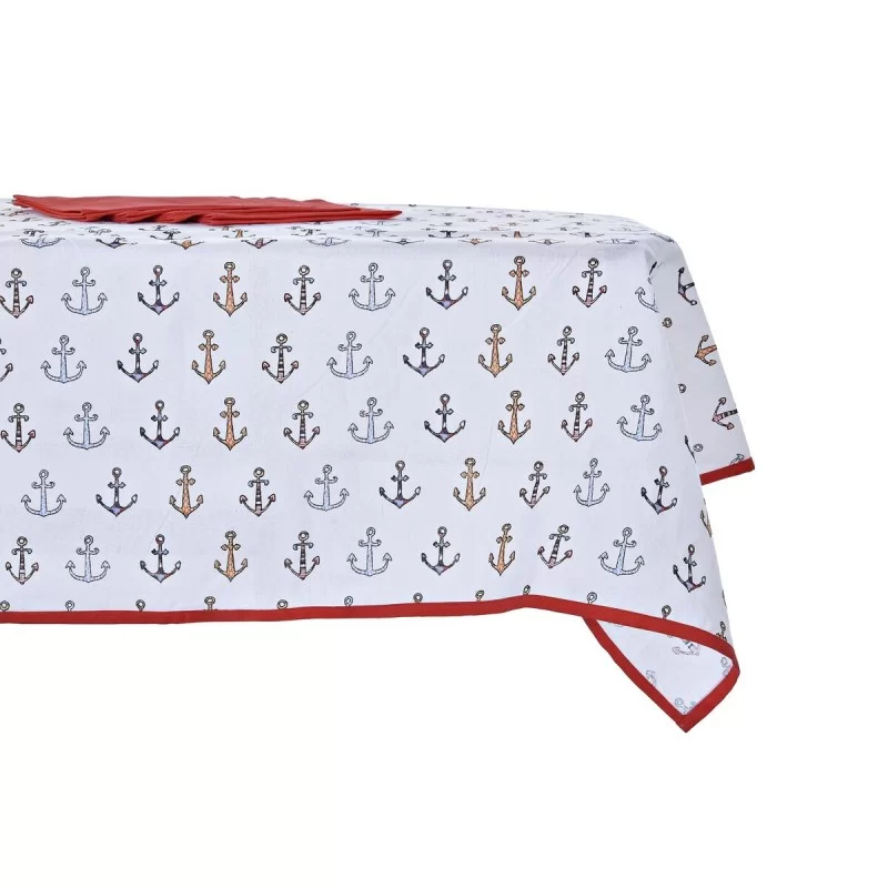 Table linen set DKD Home Decor Blue White Red...