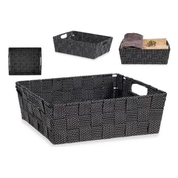 Basket 23 x 8 x 27 cm Black 3 L 2
