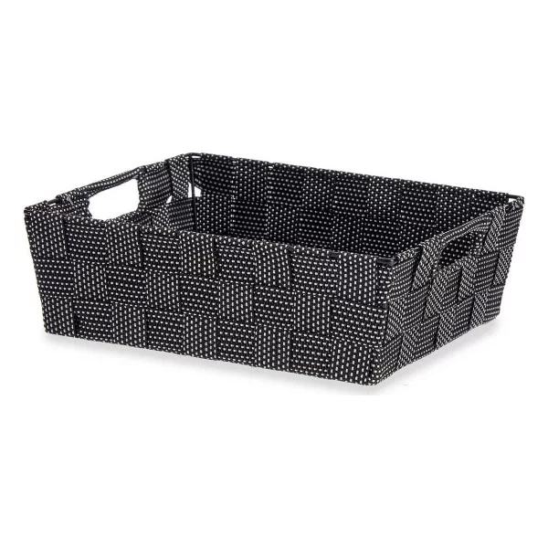 Basket 23 x 8 x 27 cm Black 3 L