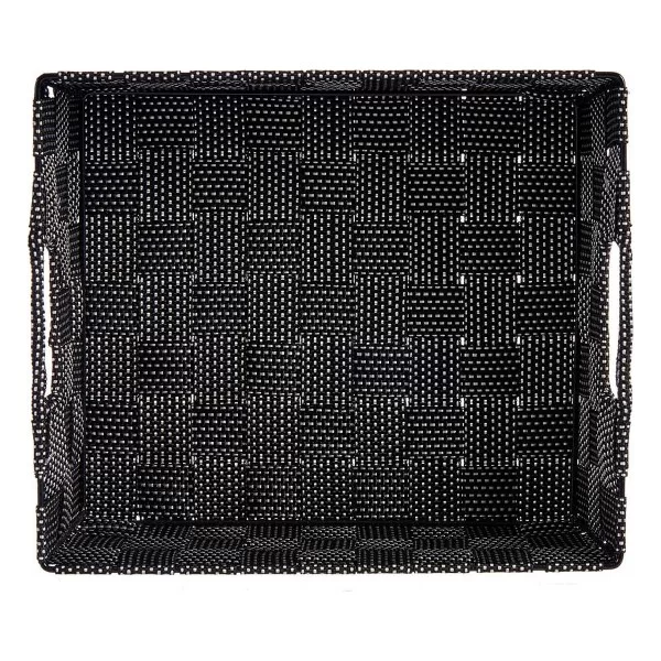 Basket 23 x 8 x 27 cm Black 3 L