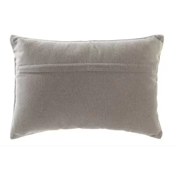 Cushion DKD Home Decor White Beige Rectangular Boho Ikat... 2