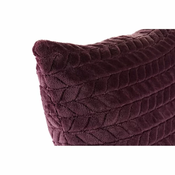 Cushion DKD Home Decor Light mauve Squared 45 x 10 x 45 cm