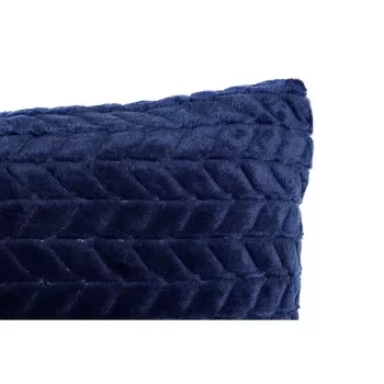 Cushion DKD Home Decor Navy Blue Squared 45 x 10 x 45 cm 2