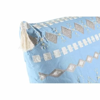 Cushion DKD Home Decor Blue White 60 x 20 x 60 cm 2