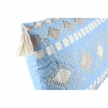 Cushion DKD Home Decor 60 x 15 x 35 cm Blue White 2