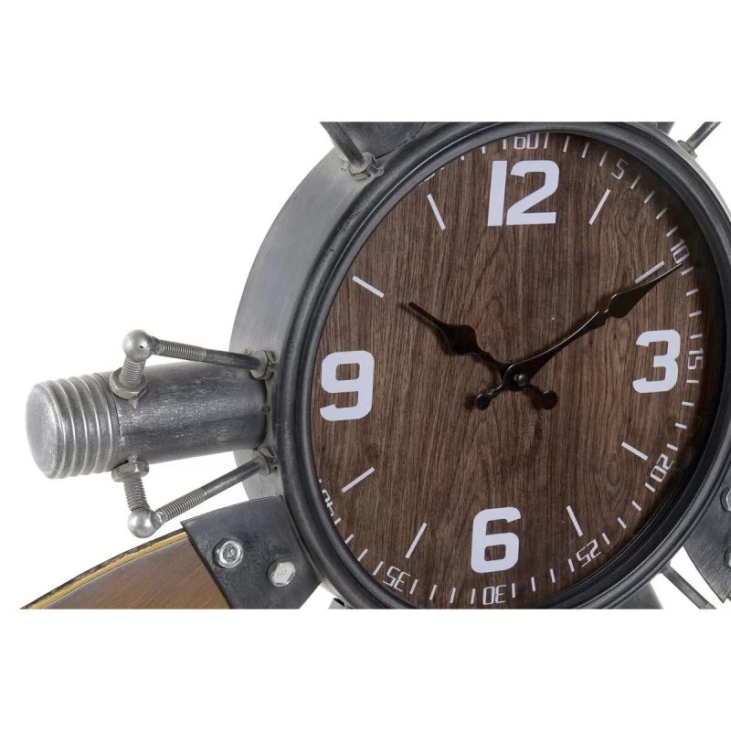 Wall Clock Home ESPRIT Brown Black Metal MDF...