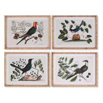 Painting DKD Home Decor Crystal Birds 65 x 16,5 x 50,2 cm...