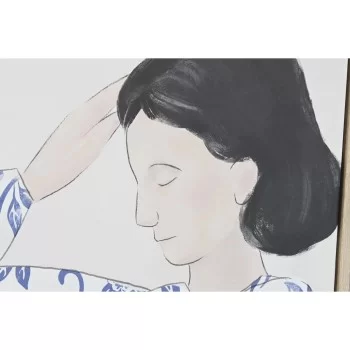 Painting DKD Home Decor 80 x 4 x 120 cm Flowers... 2