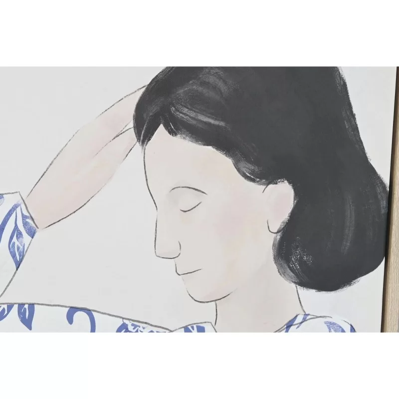 Painting DKD Home Decor 80 x 4 x 120 cm Flowers...