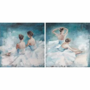 Painting DKD Home Decor 100 x 3,5 x 100 cm Ballet Dancer...
