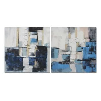 Painting DKD Home Decor Abstract Modern 100 x 2,8 x 100...