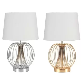 Desk lamp DKD Home Decor 32.5 x 32.5 x 52 cm Metal White...