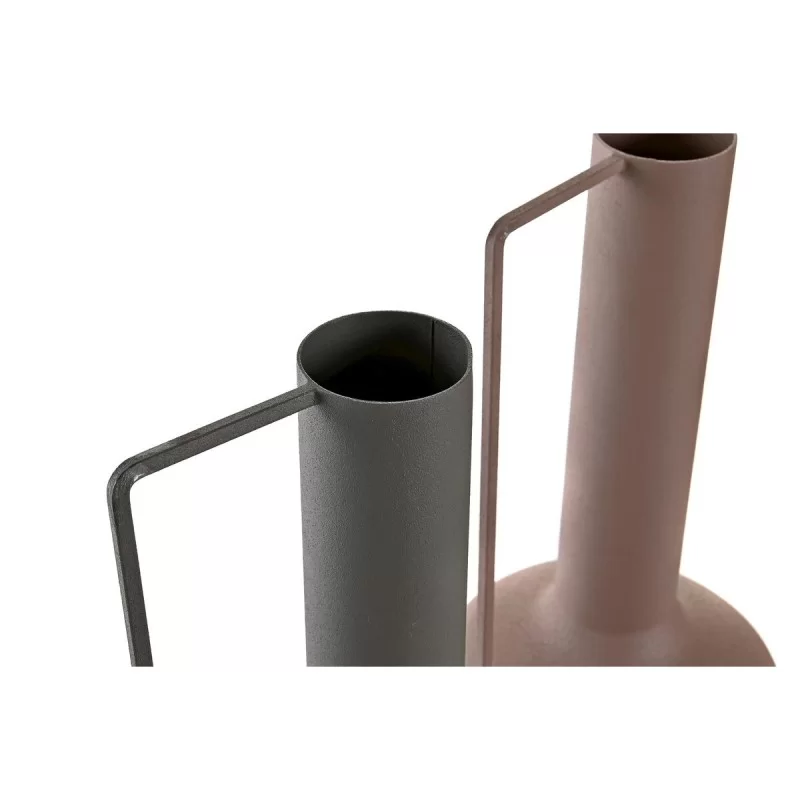 Vase DKD Home Decor 16 x 16 x 38 cm Aluminium...