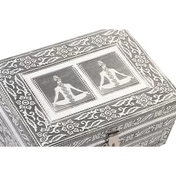 Jewelry box DKD Home Decor 17,5 x 13 x 8 cm Silver Wood... 2