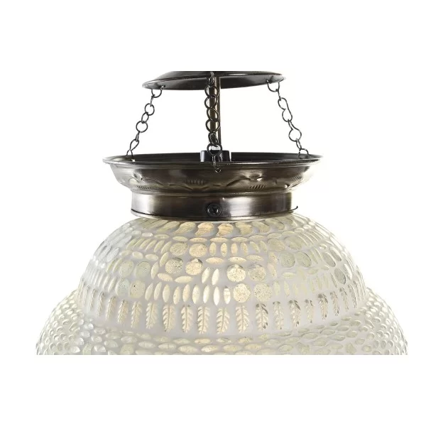 Ceiling Light DKD Home Decor Crystal Metal White 25 W (23 x 23 x 33 cm)