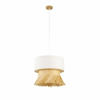 Ceiling Light DKD Home Decor Polyester Bamboo (40 x 40 x...