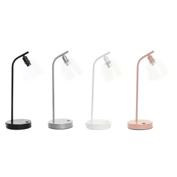 Desk lamp DKD Home Decor 22 x 15 x 46 cm Crystal Silver...