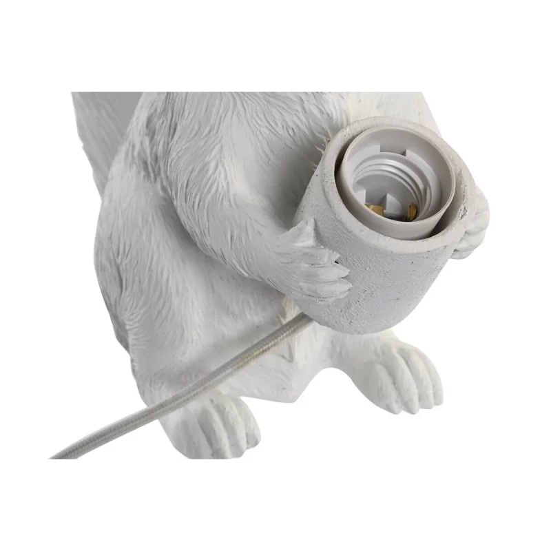 Desk lamp DKD Home Decor White Resin 50 W 220 V...