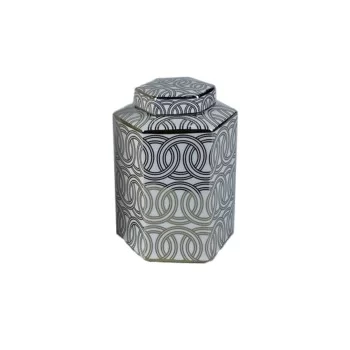 Tibor DKD Home Decor Porcelain Golden White Oriental (17...