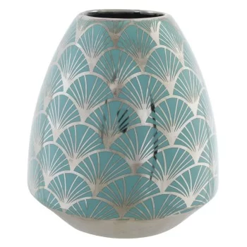 Vase DKD Home Decor Porcelain Golden Turquoise White...