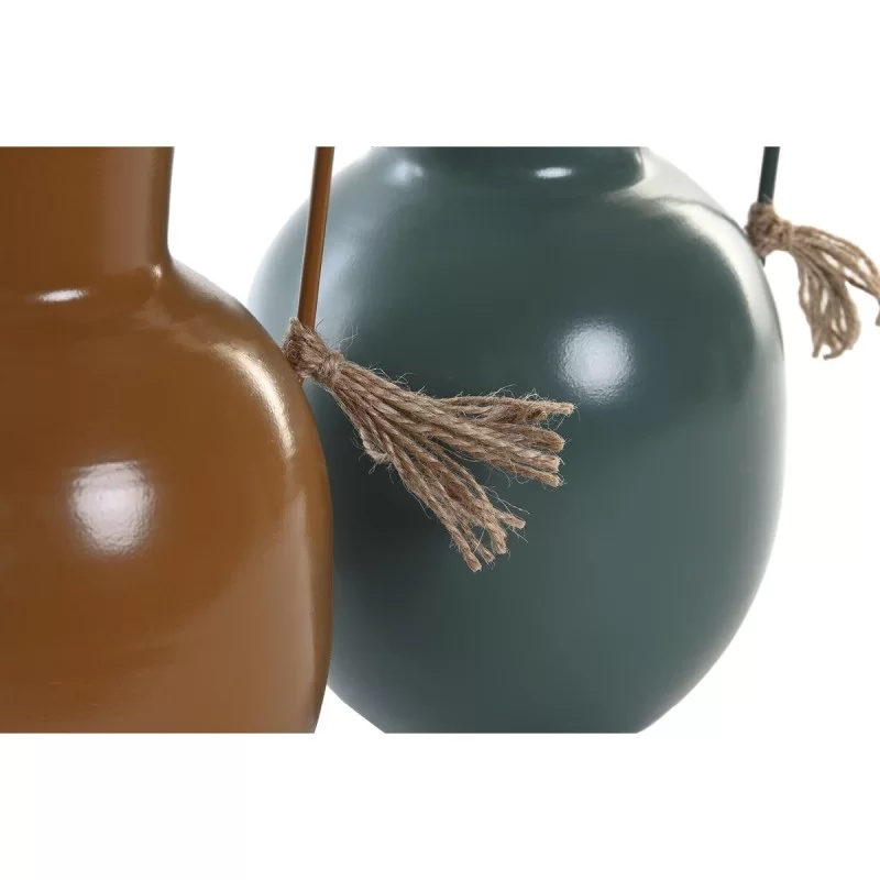 Vase DKD Home Decor 14.5 x 13 x 24 cm Metal...
