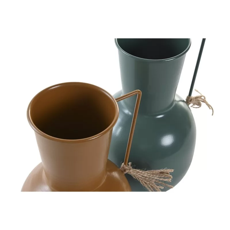 Vase DKD Home Decor 14.5 x 13 x 24 cm Metal...
