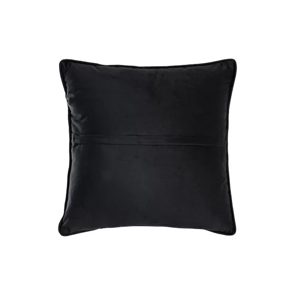 Cushion DKD Home Decor Black Golden 45 x 10 x 45 cm Arab