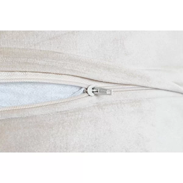 Cushion DKD Home Decor Golden 45 x 10 x 45 cm Flowers