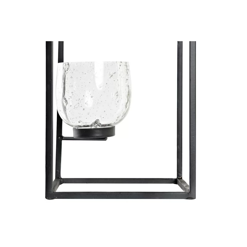 Candleholder DKD Home Decor Crystal Black...