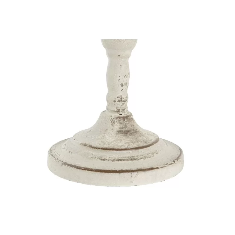 Candleholder DKD Home Decor Metal White 13 x 13...