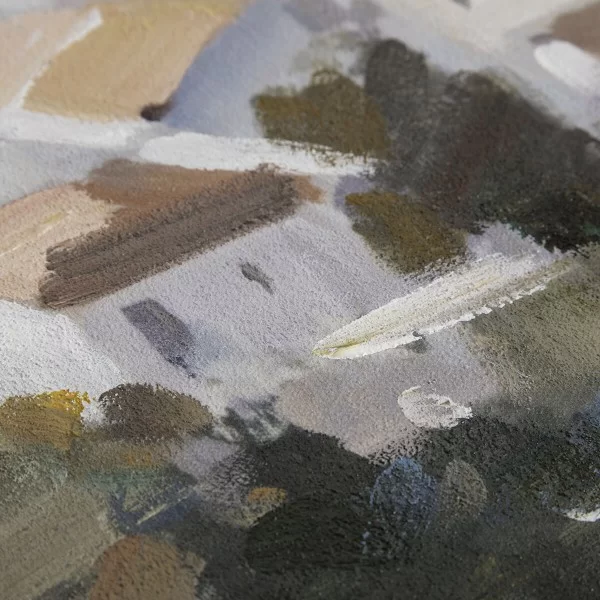 Painting DKD Home Decor 120 x 3,5 x 60 cm City 120 x 2 x 60 cm Mediterranean (2 Units)