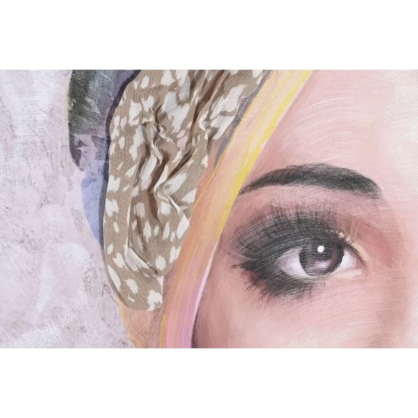 Painting DKD Home Decor Colonial African Woman 80 x 3,5 x 120 cm (2 Units)