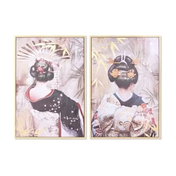 Painting DKD Home Decor Oriental 80 x 4 x 120 cm 80 x 3,7...