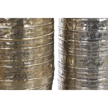 Vase DKD Home Decor Golden Silver Aluminium Modern 31 x... 2