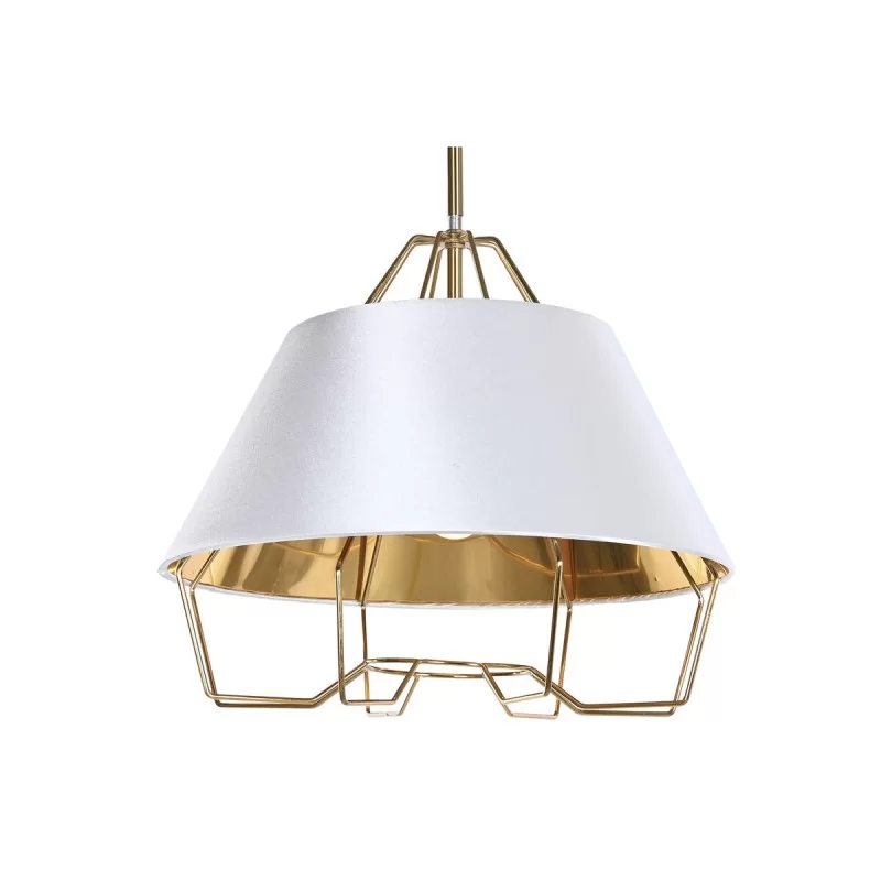 Ceiling Light DKD Home Decor White Golden PVC...