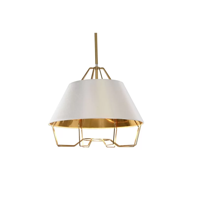 Ceiling Light DKD Home Decor White Golden PVC...