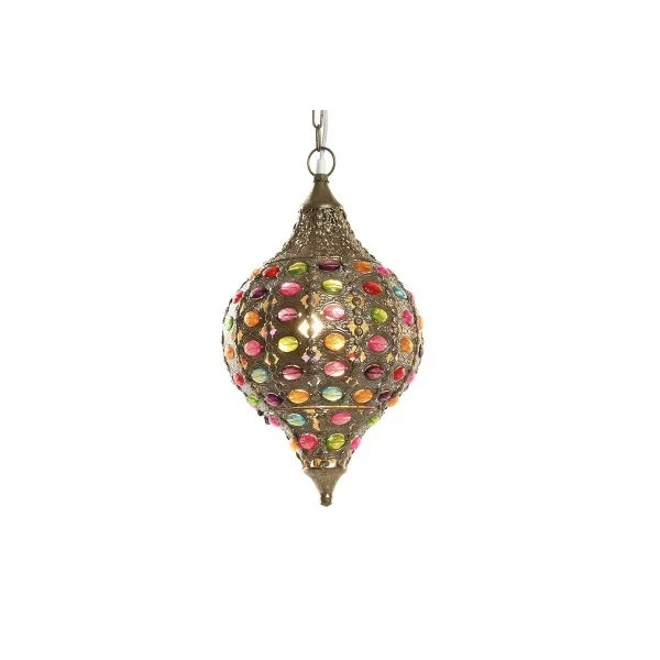 Ceiling Light DKD Home Decor Golden Metal Multicolour 40 W 50 W 24 x 24 x 42 cm