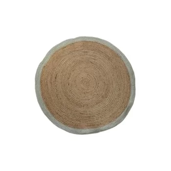 Carpet DKD Home Decor Scandi Green Light brown Jute (150...