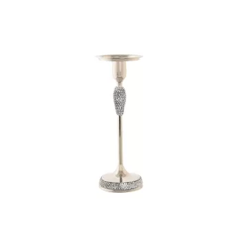 Candleholder DKD Home Decor Silver Acrylic Aluminium 12 x...